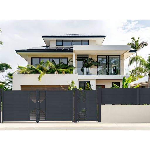 G21 oszlop kapuhoz 15x171 cm, lábazattal, antracit, 2 db