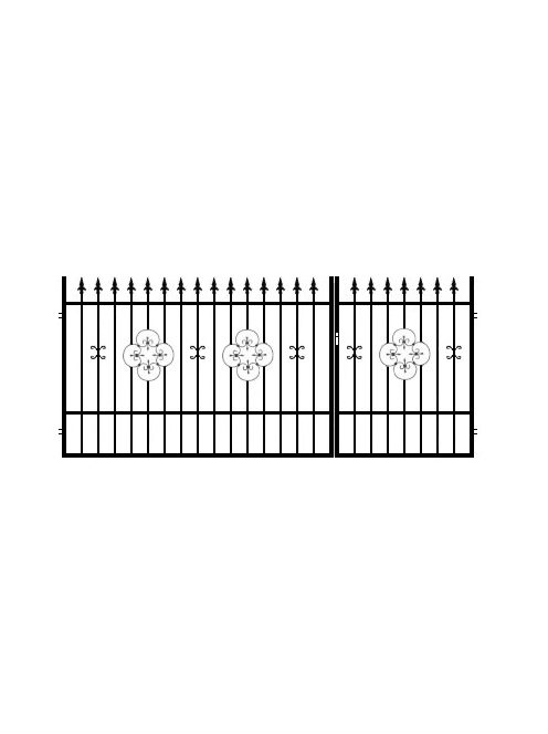 Dorottya 1 aszimmetrikus nyíló kapu